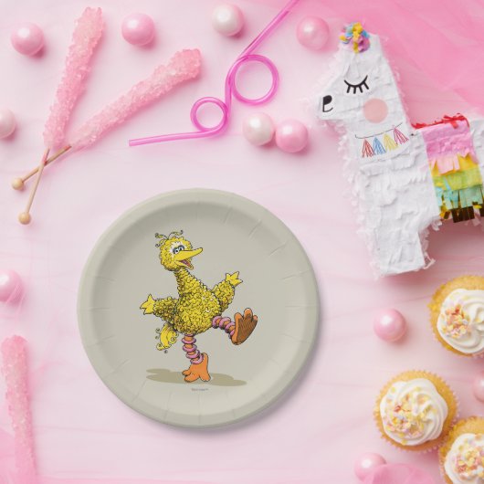 Retro Art Big Bird 2 Papieren Bordje (Feest)