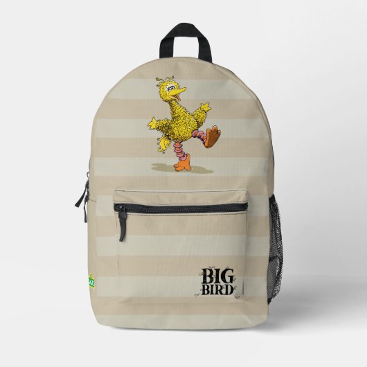 Retro Art Big Bird Bedrukte Rugzak (Voorkant)