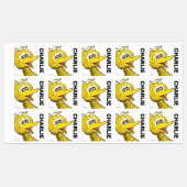 Retro Art Big Bird Labels (Vel)
