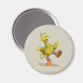Retro Art Big Bird Magneet (Voorkant / Achterkant)