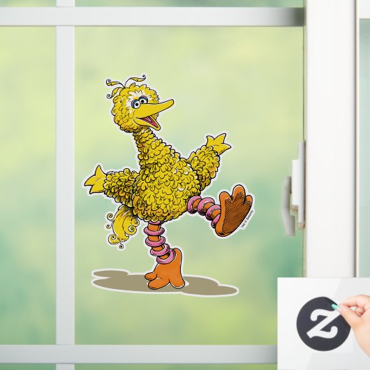 Retro Art Big Bird Raamsticker (Huis)