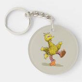 Retro Art Big Bird Sleutelhanger (Voorkant)