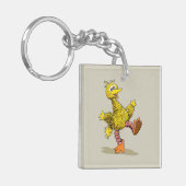 Retro Art Big Bird Sleutelhanger (Voorkant Links)