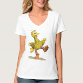 Retro Art Big Bird T-shirt (Voorkant)