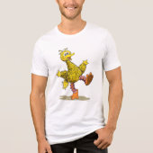 Retro Art Big Bird Tri-Blend Shirt (Voorkant)