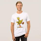 Retro Art Big Bird Tri-Blend Shirt (Voorkant volledig)