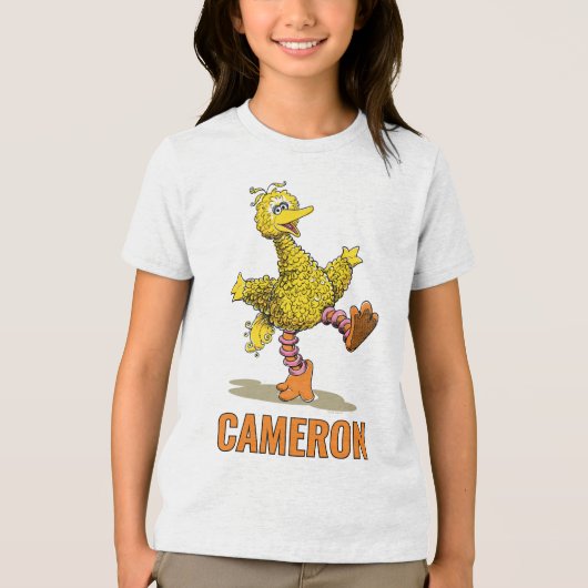Retro Art Big Bird Tri-Blend Shirt (Voorkant)