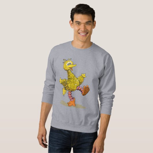Retro Art Big Bird Trui (Voorkant volledig)