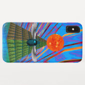 , retro, art, blauw, uniek, moiPhone / iPad case (Achterkant (horizontaal))