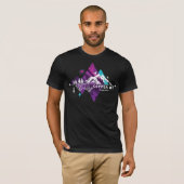 Retro Art Boho koperen bergski T-shirt (Voorkant volledig)