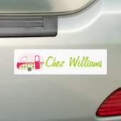 Retro Art Caravan Owner's Bumpersticker (Op auto)