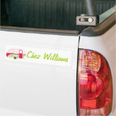 Retro Art Caravan Owner's Bumpersticker (Op Truck)