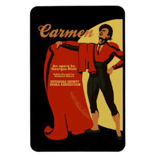 Retro art Carmen opera (Toreador) Magneet