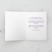 Retro Art Christmas Fairy Sterrennacht Kaart (Binnen)