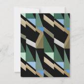 Retro Art Deco diamantdriehoekspatronen (Voorkant)