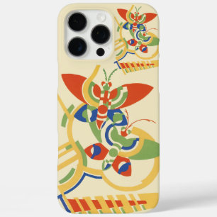 Retro Art Deco geometrische bloemposter kunst iPhone 16 Pro Max Hoesje