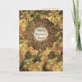 Retro Art Deco Happy Mothers Day Kaart (Voorkant)