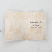 Retro Art Deco Happy Mothers Day Kaart (Binnen)