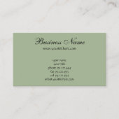 Retro Art Deco Jazz  Blauwgroen cirkels patroon Visitekaartje (Voorkant)