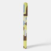 Retro Art Deco Jazz, Cirkels, Bogen Boog Patronen Case-Mate iPhone Case (Achterkant / Rechts)