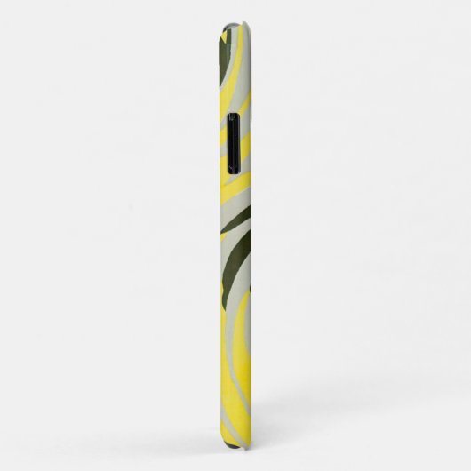 Retro Art Deco Jazz  cirkels patronen Case-Mate iPhone Case (Achterkant/rechts)