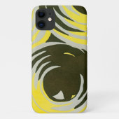 Retro Art Deco Jazz  cirkels patronen Case-Mate iPhone Case (Achterkant)