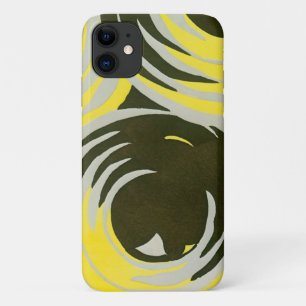 Retro Art Deco Jazz  cirkels patronen Case-Mate iPhone Case