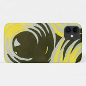 Retro Art Deco Jazz cirkels patronen Case-Mate iPhone Case (Achterkant (horizontaal))