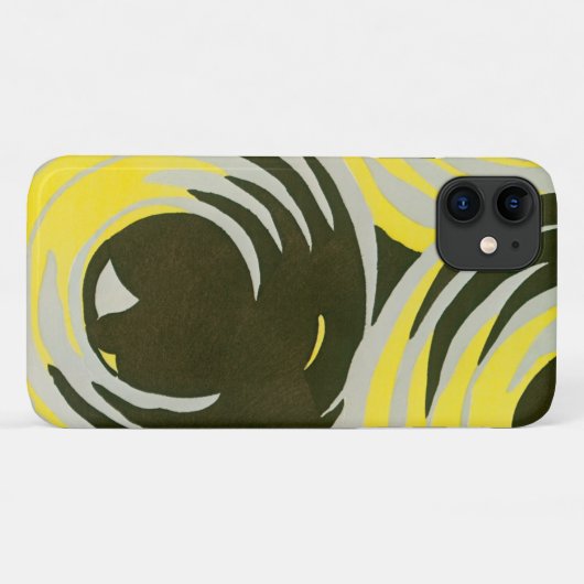 Retro Art Deco Jazz cirkels patronen Case-Mate iPhone Case (Achterkant (horizontaal))