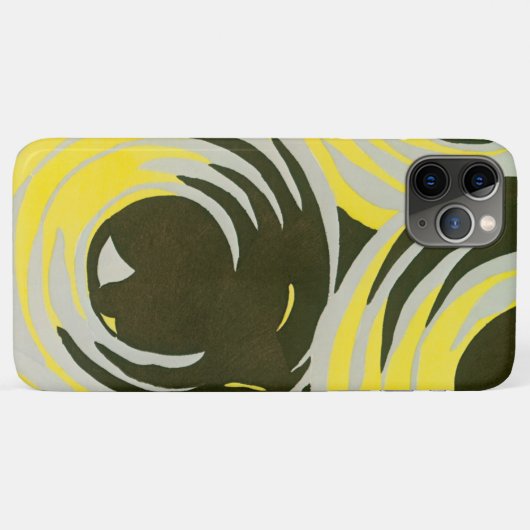 Retro Art Deco Jazz  cirkels patronen Case-Mate iPhone Case (Achterkant (horizontaal))