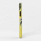 Retro Art Deco Jazz cirkels patronen Case-Mate iPhone Case (Achterkant/rechts)