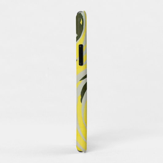 Retro Art Deco Jazz cirkels patronen Case-Mate iPhone Case (Achterkant/rechts)