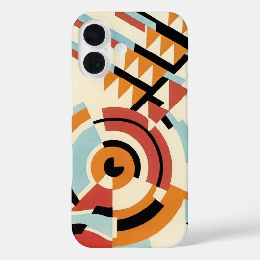 Retro Art Deco Jazz, Geometrische modellen Case-Mate iPhone Case (Achterkant)