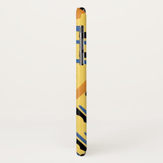 Retro Art Deco Jazz Geometrische vormen patronen Case-Mate iPhone Case (Achterkant/links)