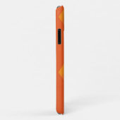 Retro Art Deco Jazz Oranje diamantpatroon Case-Mate iPhone Case (Achterkant/rechts)