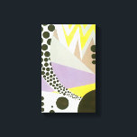 Retro Art Deco Jazz Polka Dots Zig Zag Pattern Canvas Afdruk<br><div class="desc">Retro Art Deco illustratieontwerp met poolpunten en zigzag geometrische patronen. Een deel van een collectie decoratieve samenstellingen van Yvonne Bouchard, geproduceerd in de pochoir stencil techniek van de "Roaring Twenties". Deze design tonen enkele van de meest geïnspireerde en innovatieve afbeeldingen van modern design aan. Schoonheidsgetrouw gereproduceerde ingewikkelde werken van geometrische...</div>