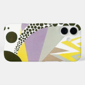 Retro Art Deco Jazz Stippen Zig Zag Patroon Case-Mate iPhone Case (Achterkant (horizontaal))