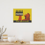 Retro art deco mineraalwater adverteren poster (Keuken)