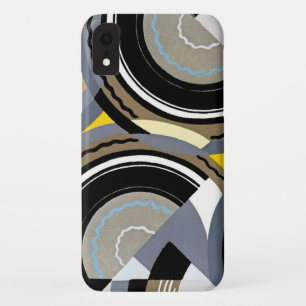Retro Art Deco Vintage Abstract Cirkelpatroon Case-Mate iPhone Case