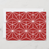 Retro Art Deco Vrolijke Kerstfoto Feestdagenkaart (Achterkant)