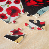 Retro Art Devil met balletdanser Poppy Jurk Legpuzzel (Zijkant)