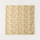 Retro art nouveau, abstracte geometrische lijnen. wandkleed (Voorkant (horizontaal))