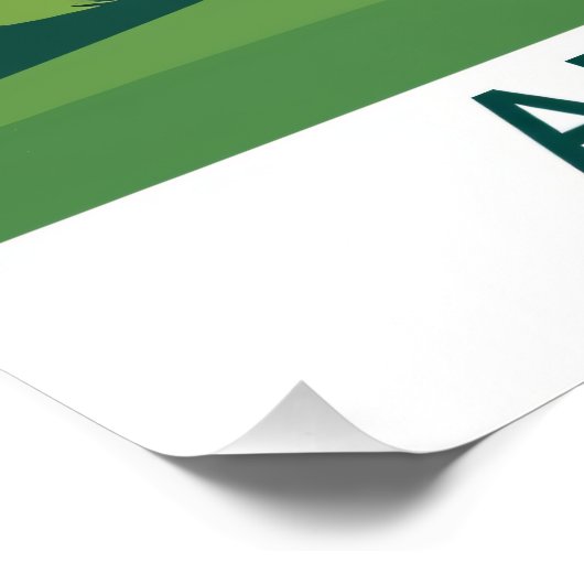 Retro Art Nouveau Appenzell Swiss Travel Perfect Poster (Hoek)