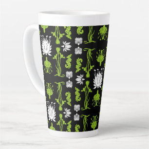 Retro Art Nouveau Home Decor Prints Latte Mok