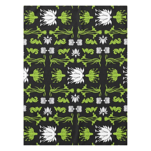 Retro Art Nouveau Home Decor Prints Tafelkleed (Voorkant)