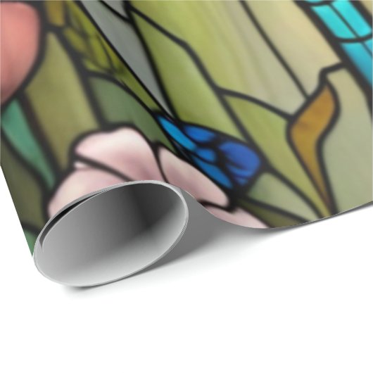 Retro art nouveau libel boho chic cadeaupapier (Rol Hoek)