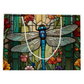 Retro art nouveau libel boho chic groot cadeauzakje (Achterkant)