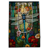 Retro art nouveau libel boho chic medium cadeauzakje (Achterkant)