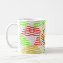 Retro Art Nouveau Patroon Koffiemok