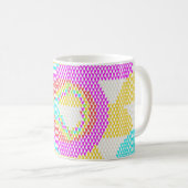 Retro Art Nouveau-patroon Koffiemok (Voorkant rechts)